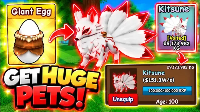 Ride A Pet How to Get Huge Pets: Full Giant Egg Guide